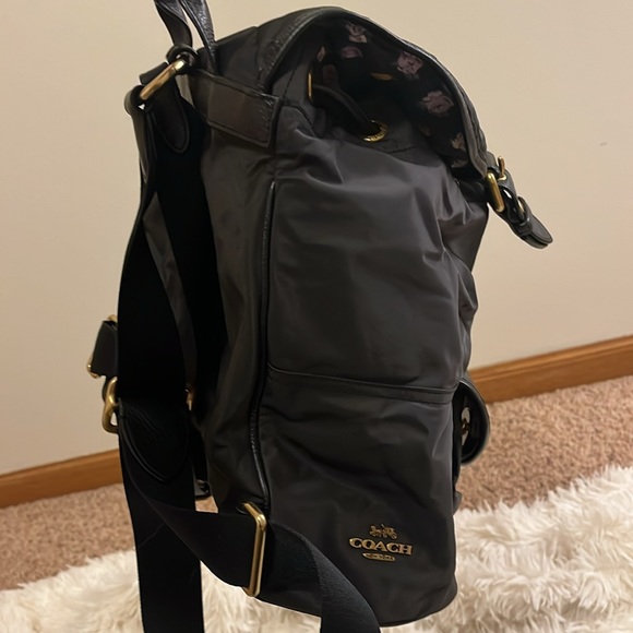 Coach black nylon backpack - Picture 5 of 6